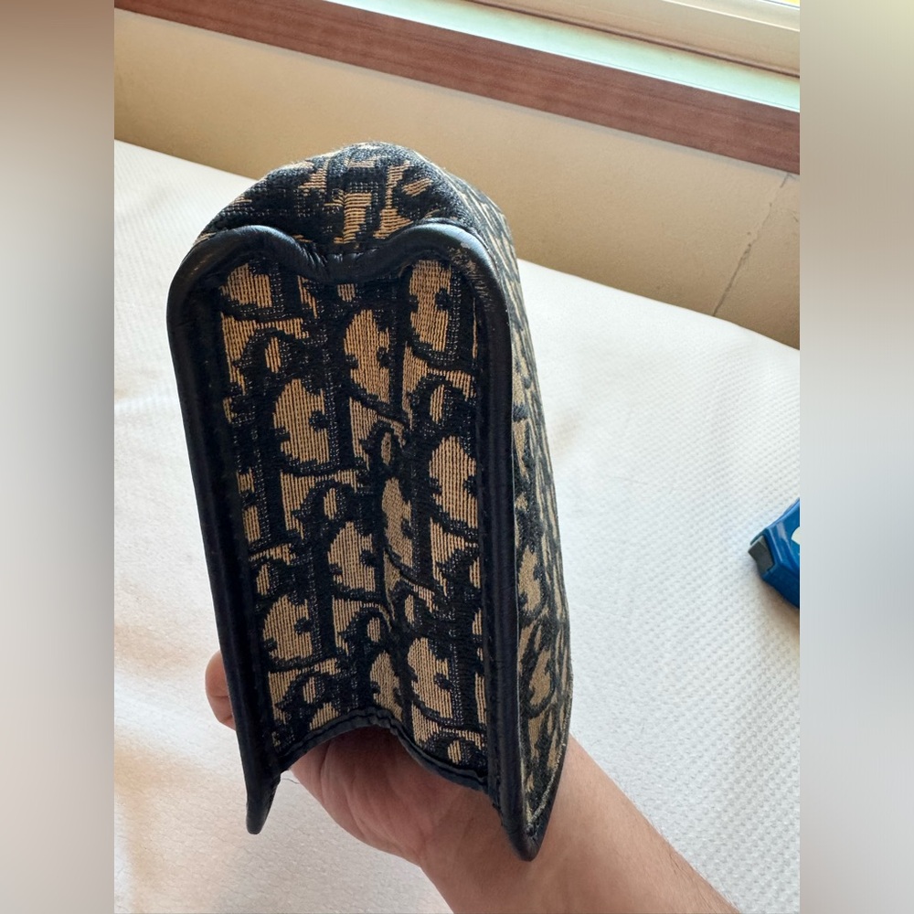 Dior Blue and Tan Clutch - Picture 8 of 16